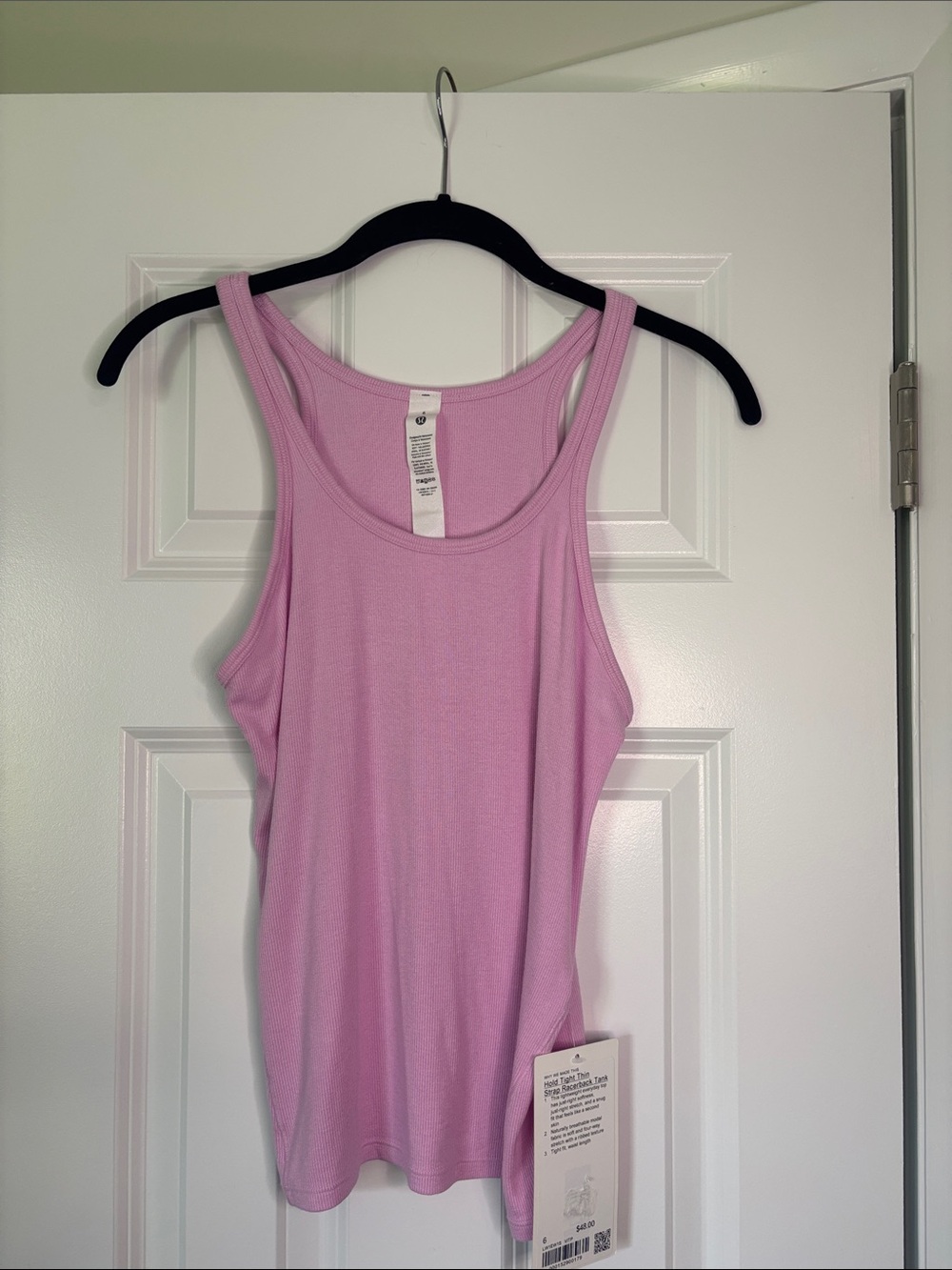 lululemon athletica Hold Tight Thin Strap Racerback Tank Top in Vitapink